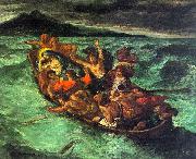 Eugene Delacroix Christ on the Lake of Gennesaret oil painting artist